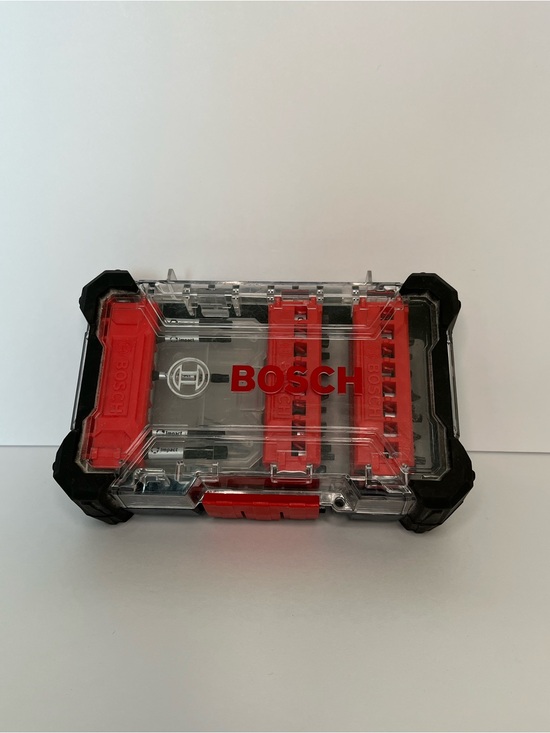 Bosch Other - Bosch Red and Clear Accessory Case - Compact Bit Organizer